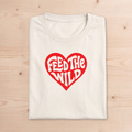 "Feed the Wild" Heart Adult Tee