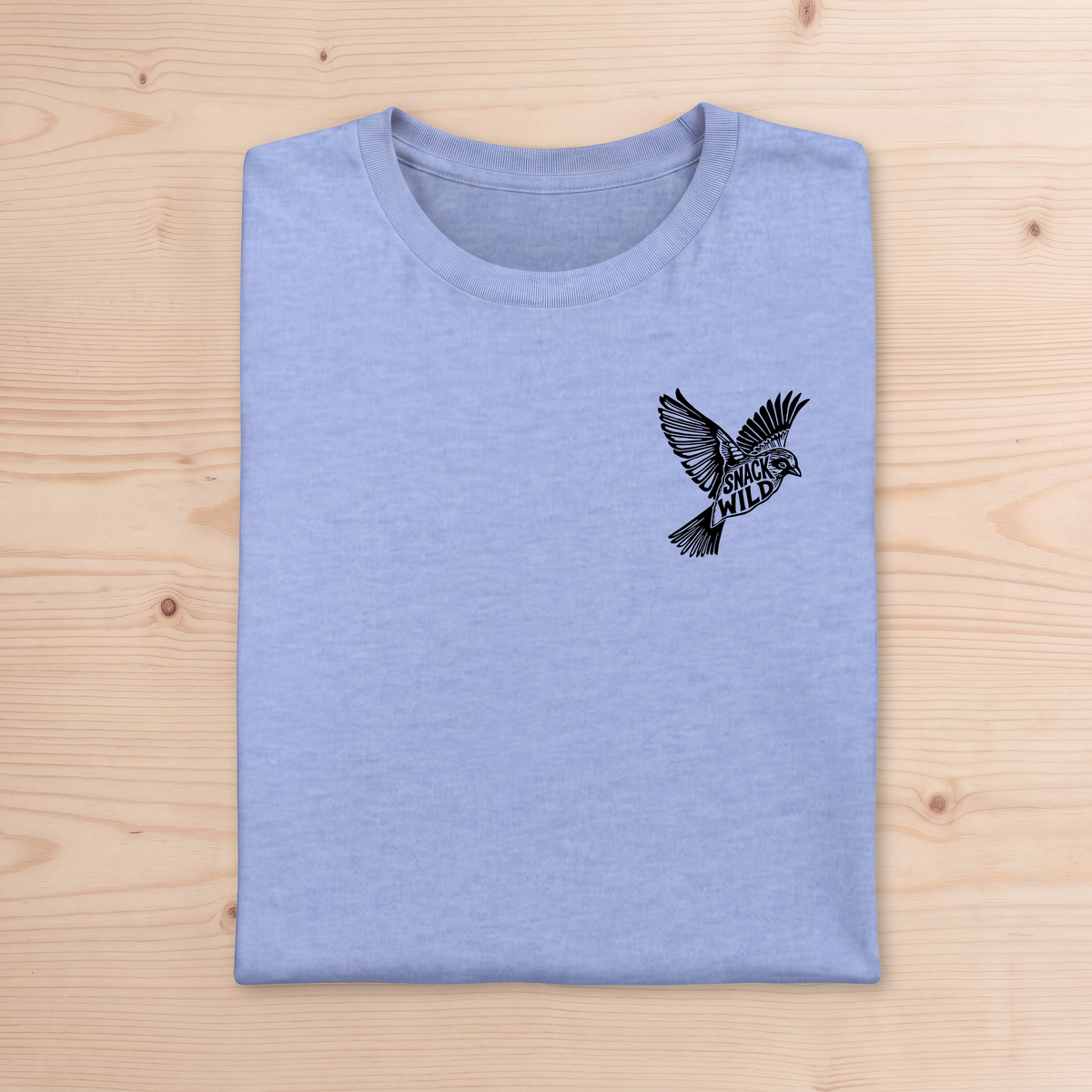 "Snack Wild" Songbird Unisex Pocket-Print Tee