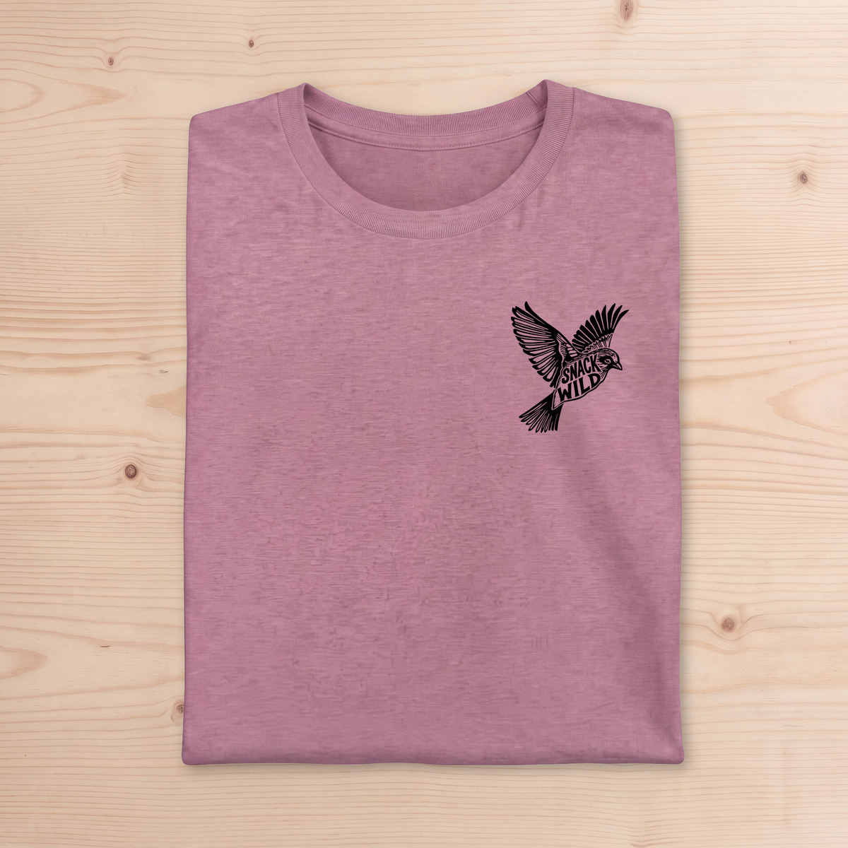 "Snack Wild" Songbird Unisex Pocket-Print Tee