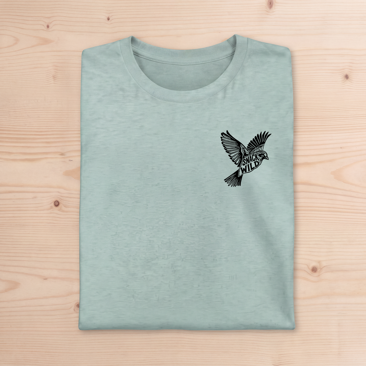 "Snack Wild" Songbird Unisex Pocket-Print Tee