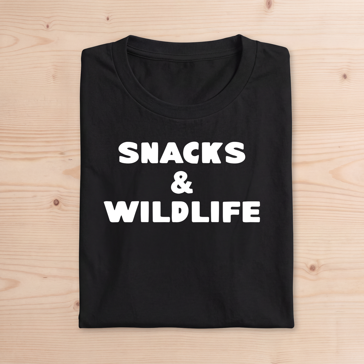 "Snacks & Wildlife" Kids Tee