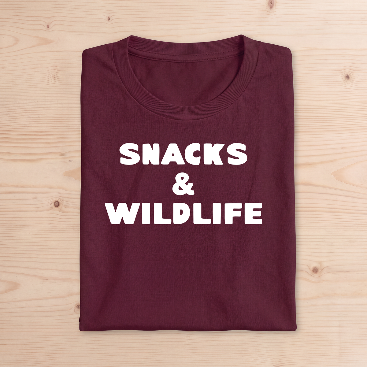 "Snacks & Wildlife" Kids Tee